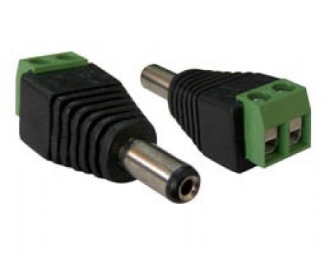 DC ADAPTOR ΘΗΛΥΚΟ 5.5-2.1mm ΣΕ ΚΛΕΜΑ 2P YT-001 LZ